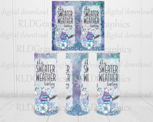 Load image into Gallery viewer, Sweater Weather Fox (20 oz skinny tumbler)
