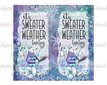 Load image into Gallery viewer, Sweater Weather Fox (20 oz skinny tumbler)