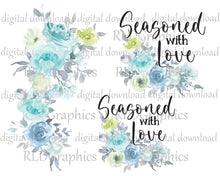 Load image into Gallery viewer, Seasoned With Love (Oven Mitt & Hot Pad)