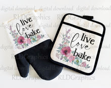 Load image into Gallery viewer, Live Love Back (Oven Mitt & Hot Pad)