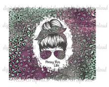 Load image into Gallery viewer, Messy Bun Life (skinny tumbler)