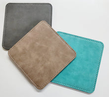Load image into Gallery viewer, PU Leather Coasters - Square