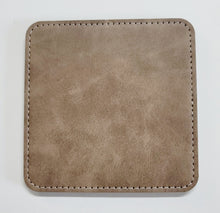 Load image into Gallery viewer, PU Leather Coasters - Square