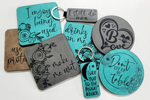 Load image into Gallery viewer, PU Leather Coasters - Square