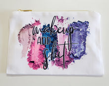 Load image into Gallery viewer, White Makeup Bags