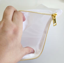 Load image into Gallery viewer, White Makeup Bags