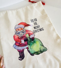 Load image into Gallery viewer, Large Linen Santa Sacks