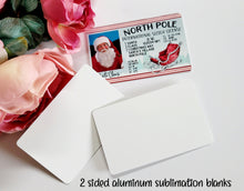 Load image into Gallery viewer, Aluminum 2 sided cards ( ID or Business Card Size)