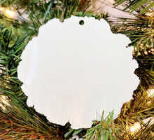 Load image into Gallery viewer, Wood Slice MDF Ornament - 2 sided