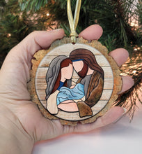 Load image into Gallery viewer, Wood Slice MDF Ornament - 2 sided