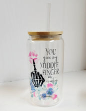 Load image into Gallery viewer, Beer Can Glass with Bamboo Lid