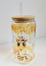 Load image into Gallery viewer, Beer Can Glass with Bamboo Lid