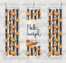 Load image into Gallery viewer, Hello Pumpkin (30 oz Skinny Tumbler)