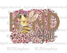 Load image into Gallery viewer, Bee Kind Y'all Leopard (Full Size)