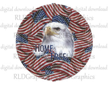 Load image into Gallery viewer, Home Of The Free American Flag (Wind Spinner)