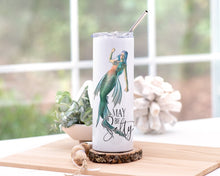 Load image into Gallery viewer, May Be Salty Mermaid (Skinny Tumbler)