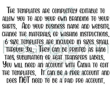 Load image into Gallery viewer, Editable Clothing Labels - Canva Template