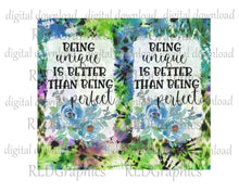 Load image into Gallery viewer, Being Unique (skinny tumbler)