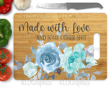 Load image into Gallery viewer, Made With Love (Wooden Cutting Board)