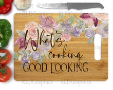 Load image into Gallery viewer, What's Cooking Good Looking (Wooden Cutting Board)