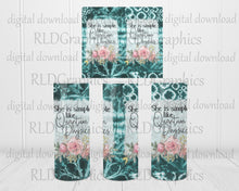 Load image into Gallery viewer, She Is Simple (skinny tumbler)