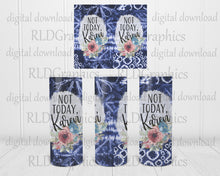Load image into Gallery viewer, Not Today Karen (skinny tumbler)