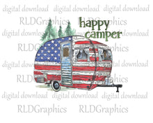 Load image into Gallery viewer, Happy Camper (Wine Tumbler)