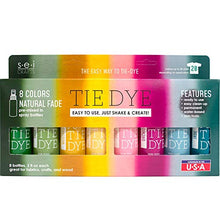 Load image into Gallery viewer, S.E.I. Natural Fade Tie Dye Kit, Fabric Spray Dye, 8 Colors