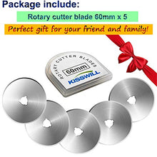 Load image into Gallery viewer, 5 Pack Rotary Cutter Blades 60mm