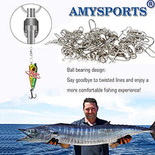 Load image into Gallery viewer, Stainless Steel Barrel Swivel Fishing Lure - 110 lb