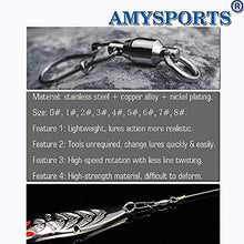 Load image into Gallery viewer, Stainless Steel Barrel Swivel Fishing Lure - 110 lb