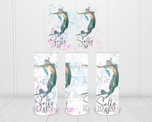 Load image into Gallery viewer, Salty AF Mermaid (Skinny Tumbler)