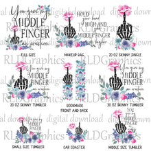 Load image into Gallery viewer, Middle Finger With Lips Bundle (9 design sizes included)