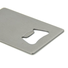 Load image into Gallery viewer, Stainless Steel Credit Card Bottle Opener - Double Sided