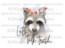 Load image into Gallery viewer, Let's Talk Trash (water bottle)