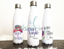 Load image into Gallery viewer, Squats and Top Knots (water bottle)