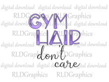 Load image into Gallery viewer, Gym Hair Don't Care (water bottle)