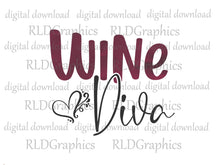 Load image into Gallery viewer, Wine Diva (Wine Tumbler)