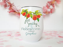 Load image into Gallery viewer, Just Peachy (Wine Tumbler)