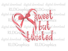 Load image into Gallery viewer, Sweet but Twisted Candy Cane (Wine Tumbler)
