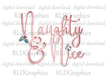 Load image into Gallery viewer, Naughty & Nice (Wine Tumbler)