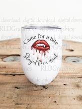 Load image into Gallery viewer, Came For A Bite (Wine Tumbler and Mason Jar)