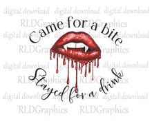 Load image into Gallery viewer, Came For A Bite (Wine Tumbler and Mason Jar)