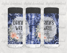 Load image into Gallery viewer, Drinks Well With Others (Skinny Can Cooler)

