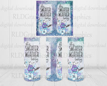 Load image into Gallery viewer, Sweater Weather Fox (20 oz skinny tumbler)
