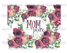 Load image into Gallery viewer, Mom Juice Floral (skinny tumbler)
