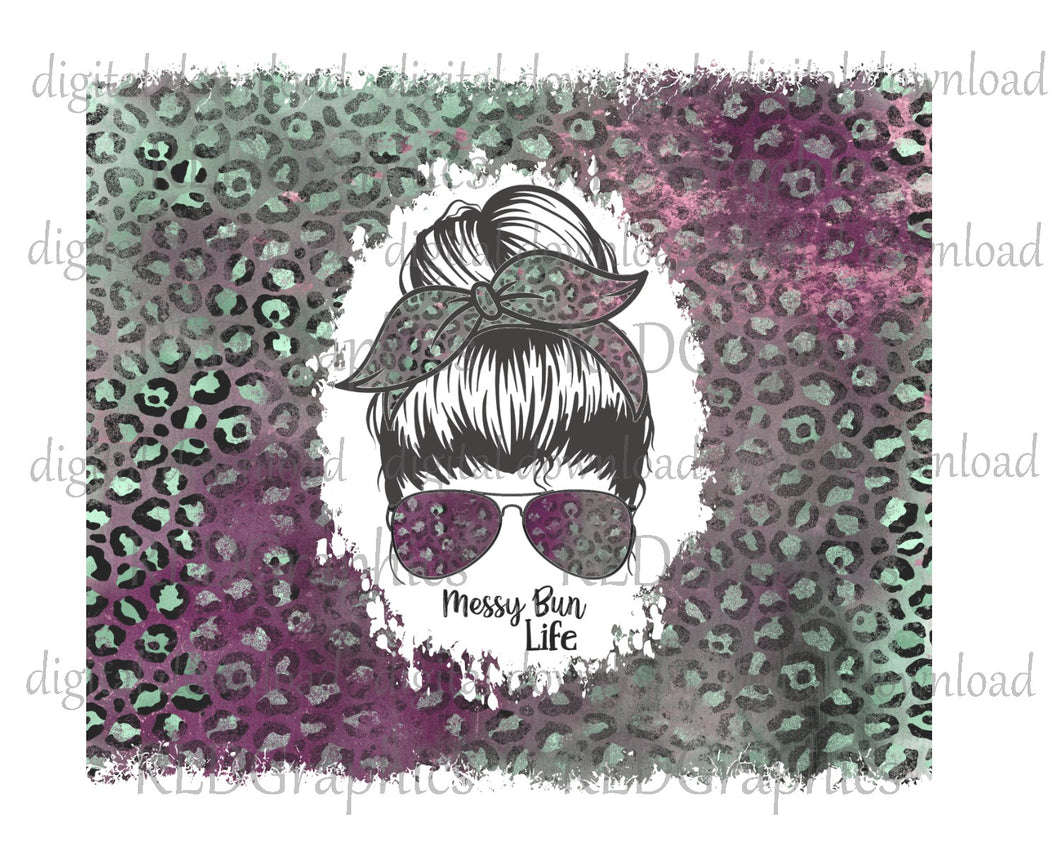 Messy Bun Life (skinny tumbler)