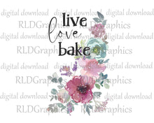 Load image into Gallery viewer, Live Love Bake (Kitchen Towel)
