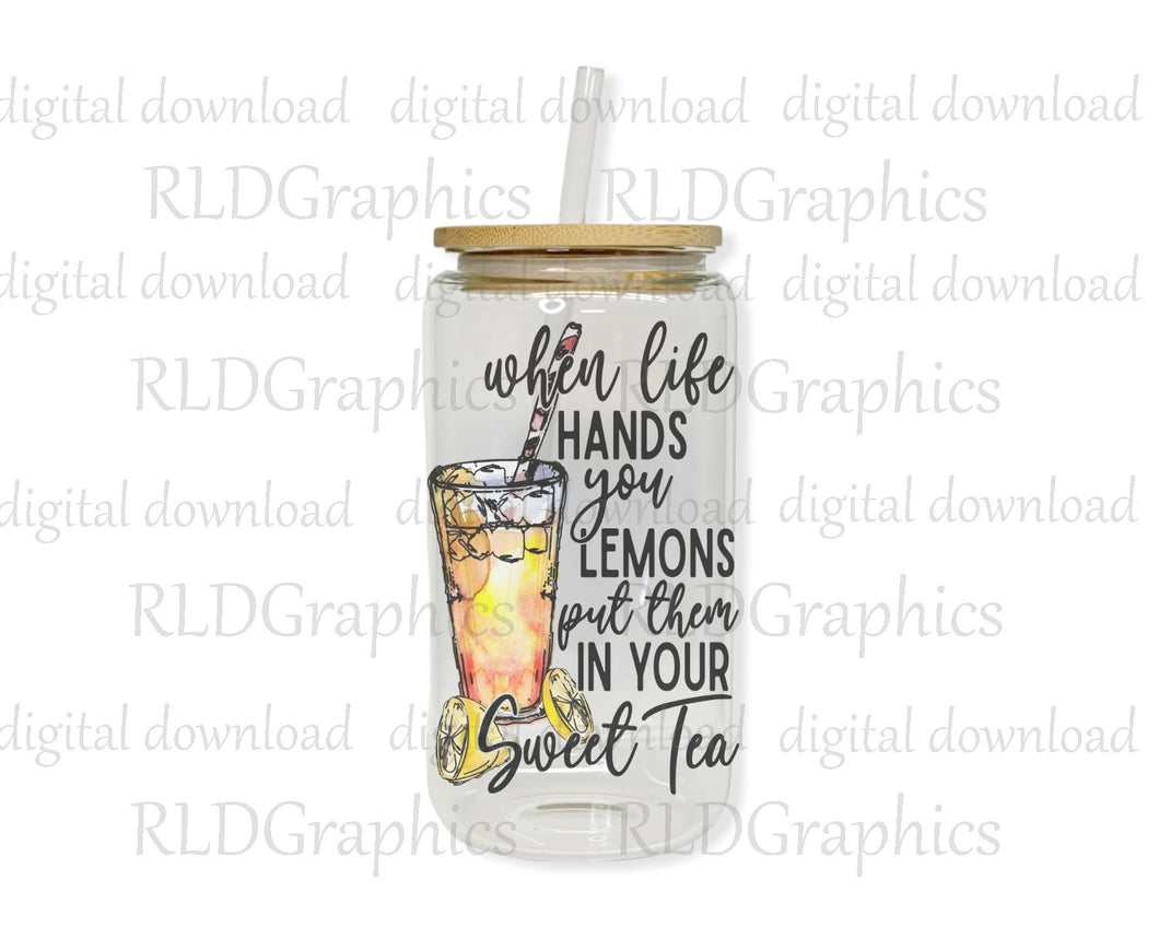 When Life Hands You Lemons (Glass Can)