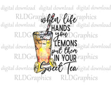 Load image into Gallery viewer, When Life Hands You Lemons (Glass Can)
